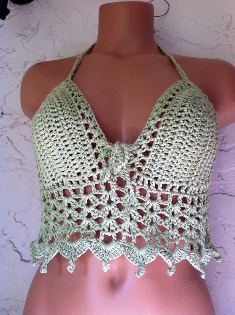 Sexy Crochet Halter Top Pattern in PDF.. Etsy Norway
