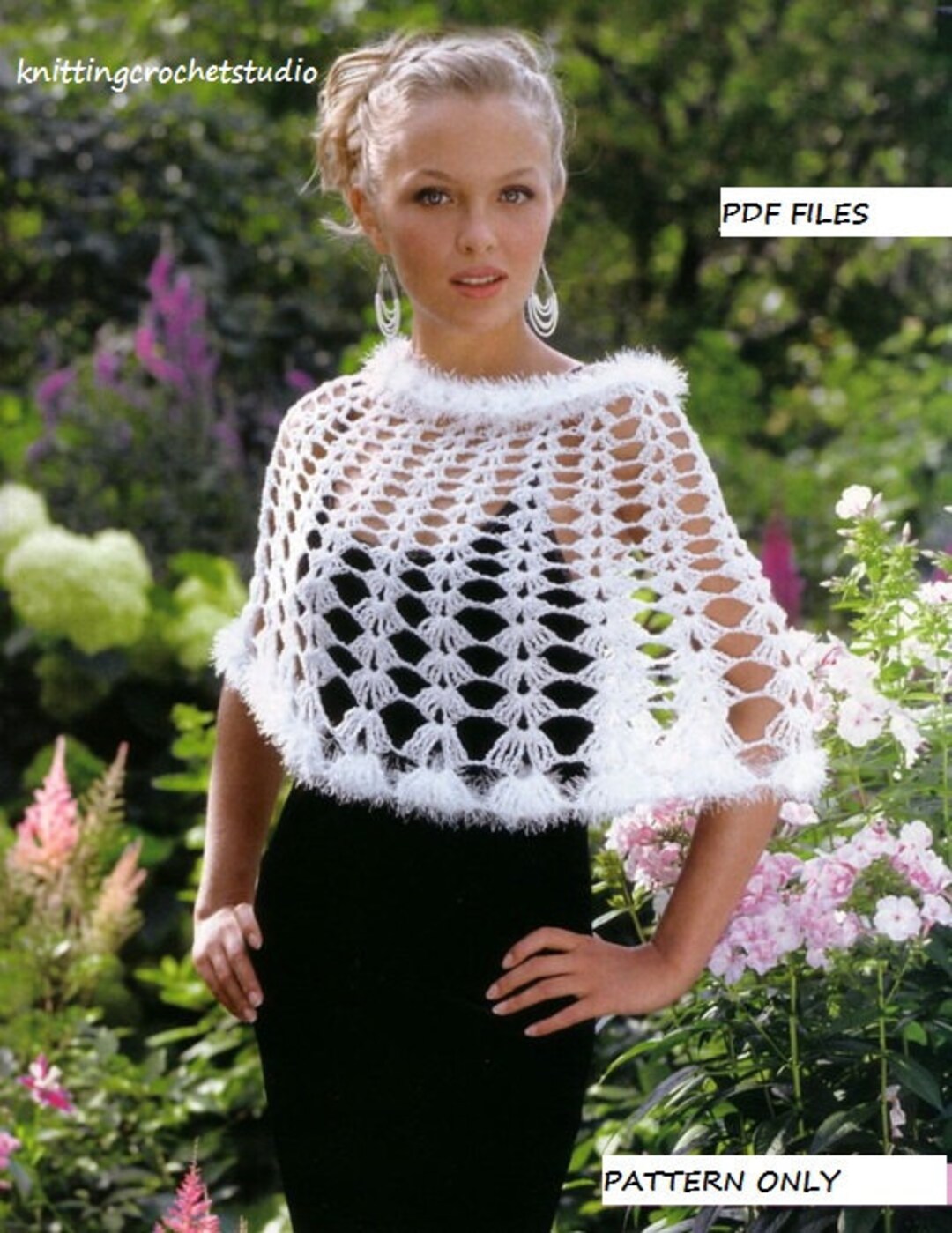 Poncho Cover up Pattern Only in PDF Files Easy Project. - Etsy