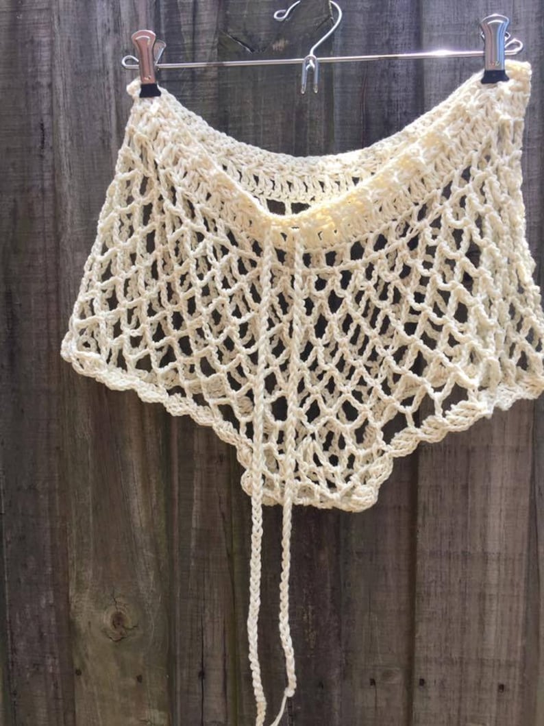 diy fishnet shorts