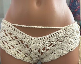 Boho Chic Crochet Lace Short Pattern - DIY Digital Download