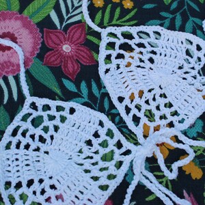 Crochet Pattern Tutorial BIKINI RAINBOW TOP only digital image 3