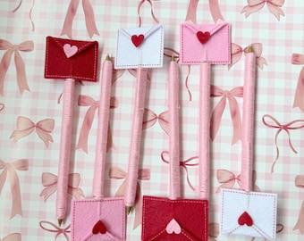 Valentijnsdag liefdespen | Hartenveloppen | Liefdesbriefpen | Valentijnscadeau| De pen van Galentine
