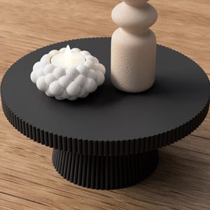 juno Tablet – Minimalistisches Japandi Podest | Dekotablett | Moderne Präsentationsplatte | 3D Druck Design