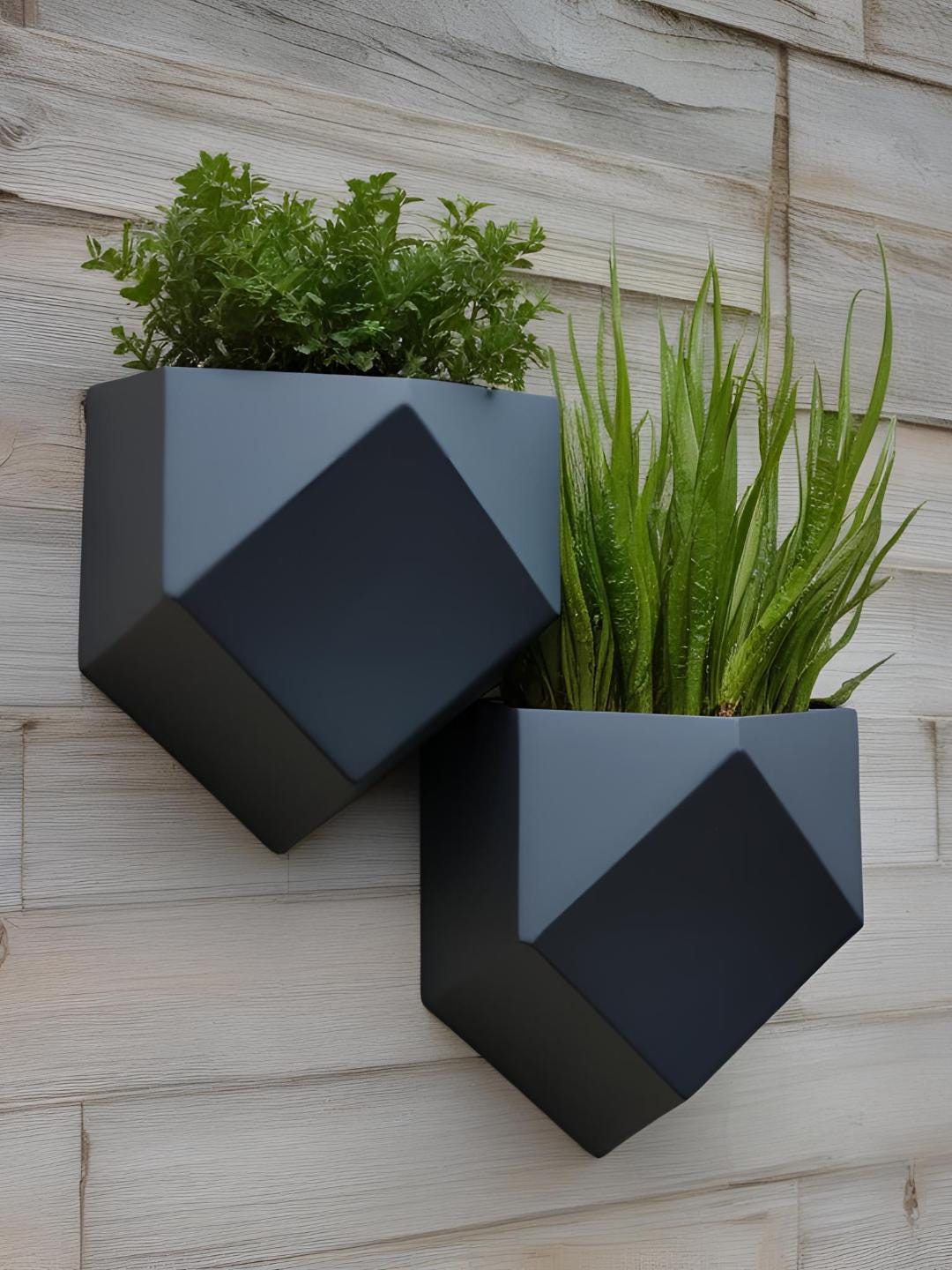 HPiano Vasi Da Fiori Appesi In Plastica Set Da 3 Appesi Assorbimento - Foto 8