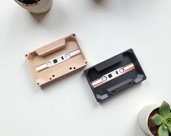 Vassoio retrò a forma di cassetta | Stampa 3D | Organizer minimalista | Decorazione nostalgica | Idea regalo