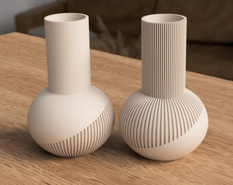 Jarrón Japandi Tama – Diseño Japonés Escandinavo – 240mm & 320mm – Florero Decorativo Moderno