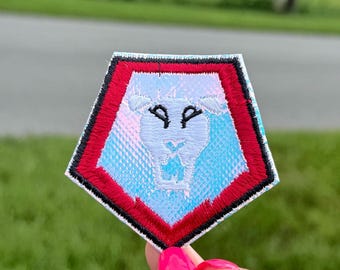 KPOP Band Huntrix Embroidered Iron On Patch, K-Pop Demon Tiger Patch For Jeans, Totes, KPOP Band Huntrix Sew on Patch, Jinu Fan Gift