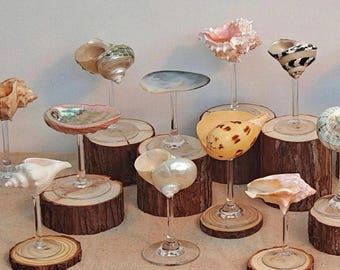 Handmade Seashell Cocktail Cup –Wedding Bridal Bridesmaid Gift,Unique Coastal Barware