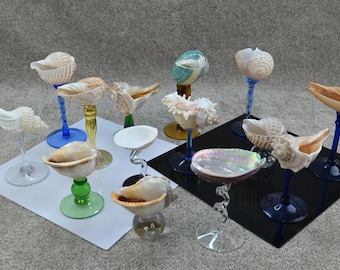 Handmade Seashell Cocktail Cup – Unique Coastal Barware-Wedding Bridesmaid Gift, Birthday Gift Bachelorette Party