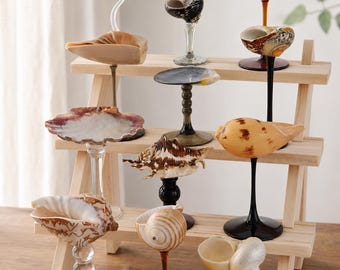 Natuurlijke schelp wijnglas-aangepaste cocktailglazen-shell martiniglazen-kust decor-bruiloft bruidsmeisje bruiloft cadeau