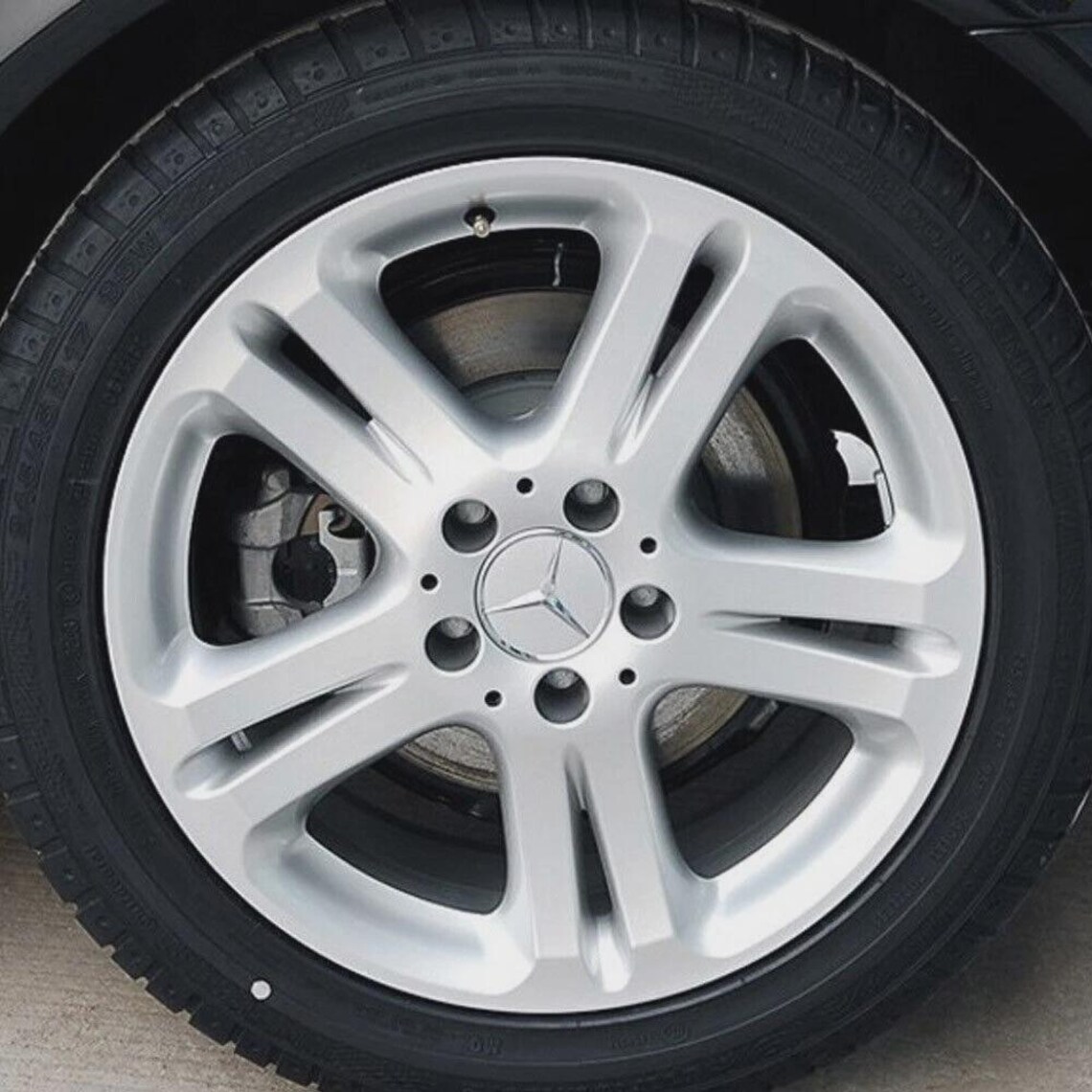 Mercedes Benz Wheel Center Caps - Silver 75mm - Set of 4 - Etsy