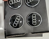 Dynamic 60MM Floating Audi Center Wheel Hub Caps Black or Grey - Etsy
