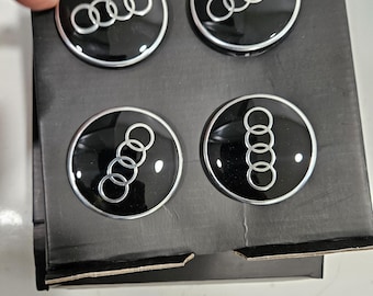 Dynamic 60MM Floating Audi center wheel Hub Caps