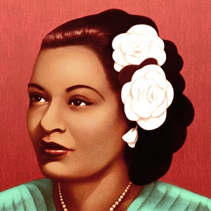 Billie Holiday A4 print