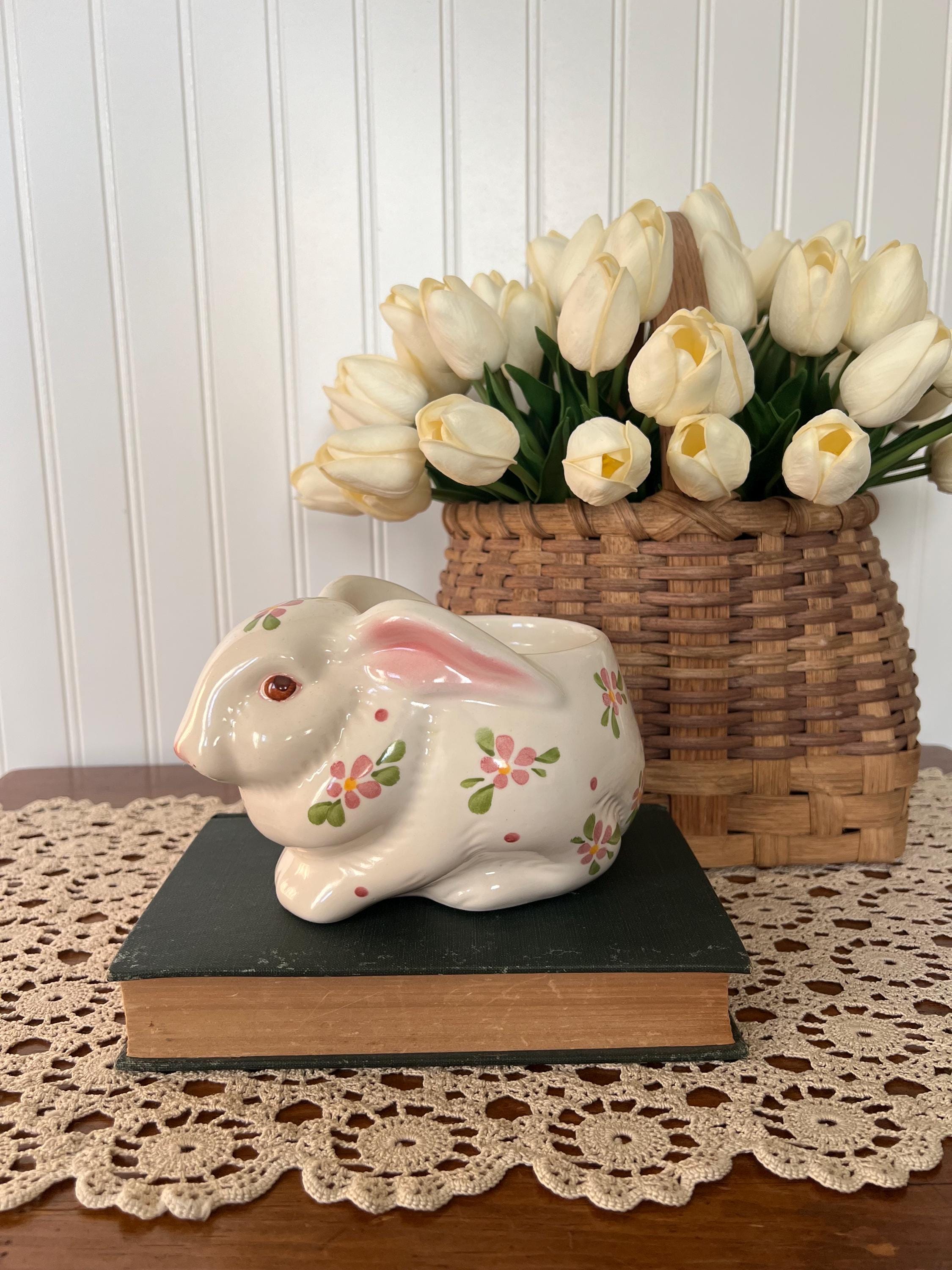 70s Ceramic Bunny - Etsy