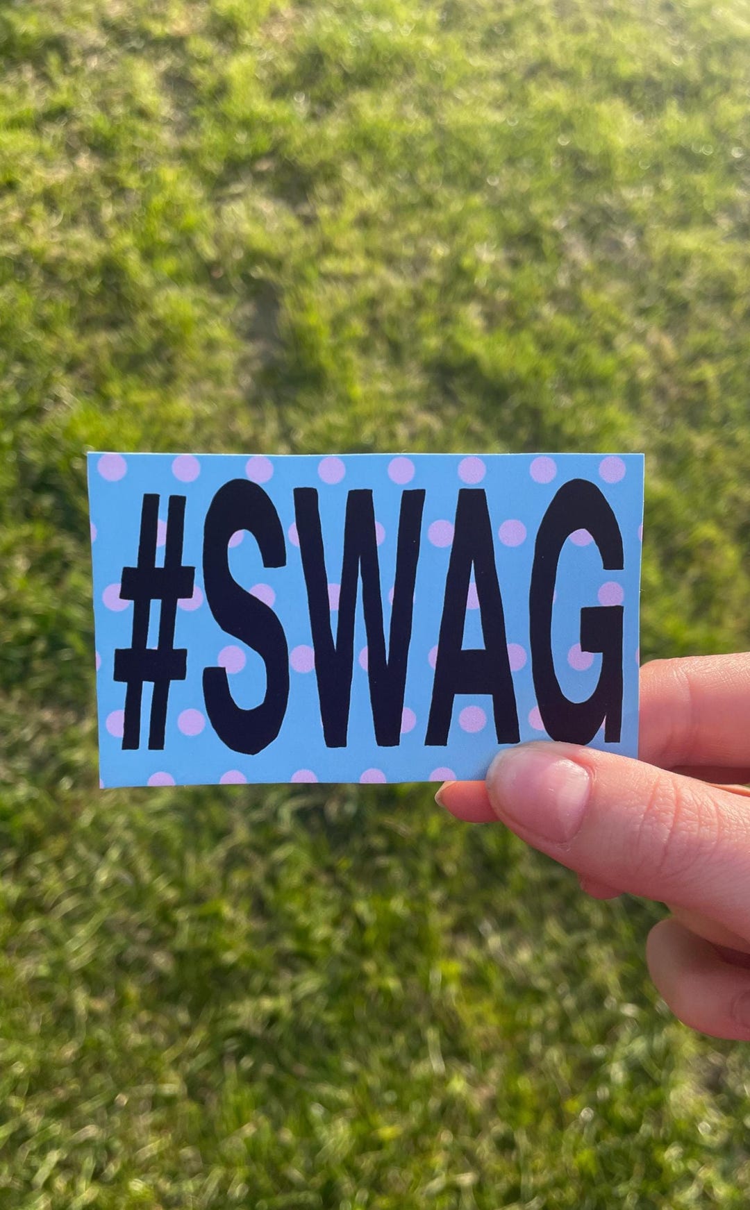 Swagger Sticker SWAG Sticker - Helvetica Swaggy Sticker - Etsy