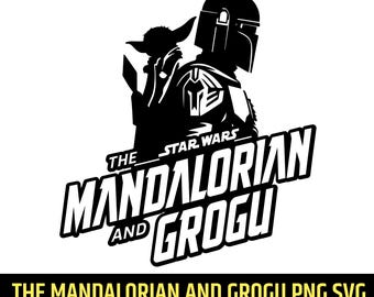 The Mandalorian and Grogu SVG PNG, Star Wars Inspired cut file, Baby Alien Cricut Cut File
