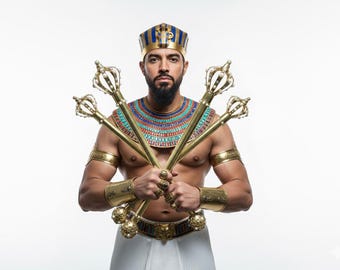 Egyptian Mace. The scepter of the pharaohs. Made in Egypt