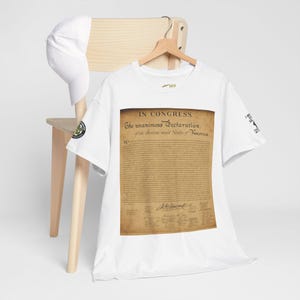 Freiheit ist nicht zerbrechlich | Erklärung-T-Shirt, Unisex-T-Shirt aus schwerer Baumwolle: Feier die Freiheit mit der ersten Änderung