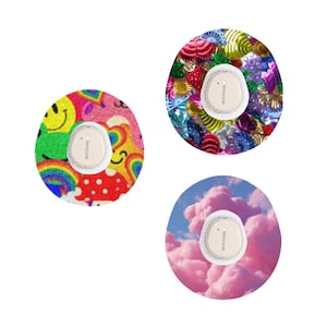 Diabetes-apparatöverlappning - 3-pack - Rolig glitter