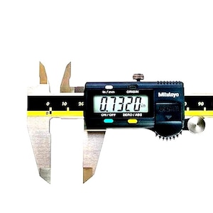 Mitutoyo 500-197-30 Electronic Digital Caliper AOS Absolute Scale Digital Caliper, 0 to 8&quot;/0 to 200mm Measuring Range, Resolution