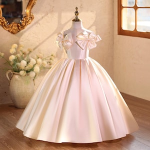 1st Communion Linen Dress - Etsy