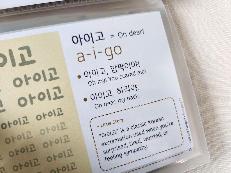 Cute Korean Workbook | Learn Korean | Korean Flashcards | Korean Handwriting Practice | Korean for Beginners | Reusable Flash Cards image 10