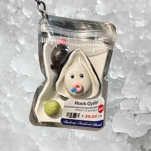 Sydney Rock Oyster Keychain