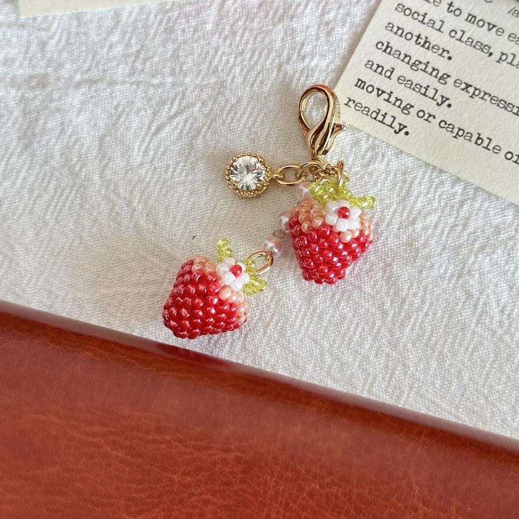 Guanabana Strawberry Handmade Charm main image 1