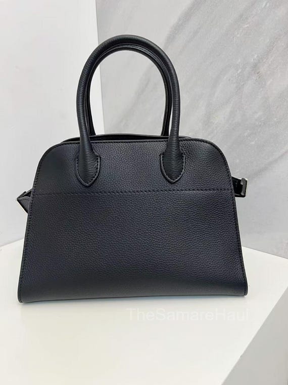 Genuine Cowhide Classic Pebbled Leather Commuter Bag Elegant