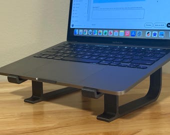3D Printed Laptop Stand - Ergonomic MacBook & PC Riser