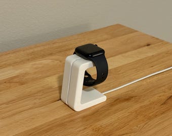 Base de carga para Apple Watch impresa en 3D / Mesita de noche minimalista