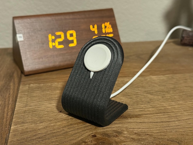 3D Printed Apple Watch Charging Stand | Modern Minimalist Nightstand ...