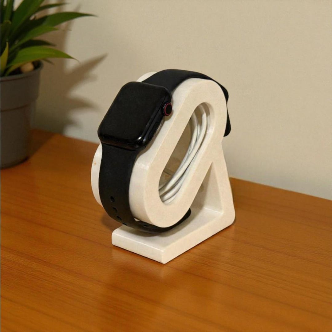 3D Printed Apple Watch Charging Dock | Nightstand Magsafe Charger Stand ...