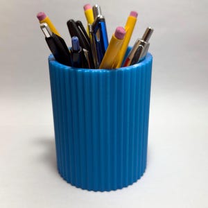3D Printed Pen Holder: Desk Organizer, Office Supplies