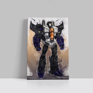Skywarp Canvas Transformers Movie Poster Superhero Wall Art Autobots Movie Framed Canvas Print Home Decor J103 Birthday Gift