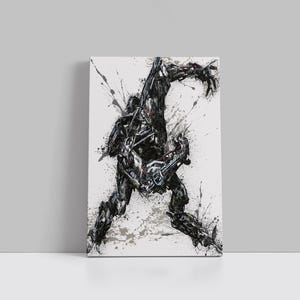 Starscream Canvas Transformers Movie Poster Superhero Wall Art Autobots Movie Framed Canvas Print Home Decor J111 Birthday Gift