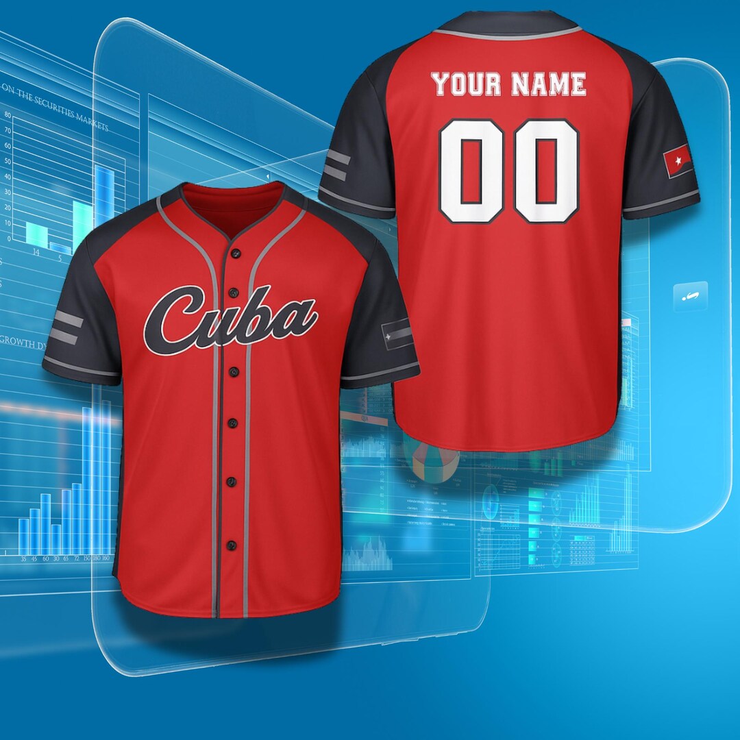 サッカー・キューバ代表 ジャージ 赤