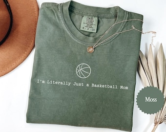 Comfort Colors Basketball Mom Shirt, Basketball Mom Sweatshirt, Basketball Game Day, Basketball Team Shirt, Mama Basketball Season