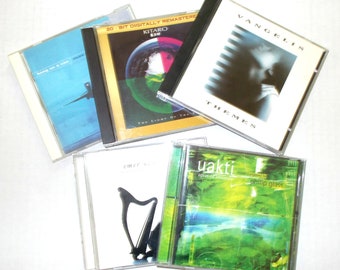 5 CD New Age Bundle: Brian Eno — Kitaro — Vangeles — Emer Kenny — Philip Glass