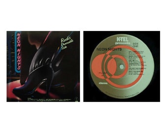 Neon Nights • Rock's Danceable Side Compilation Vinyl LP — Price, Rick James, War, Human League & More — K-Tel Records (1982)