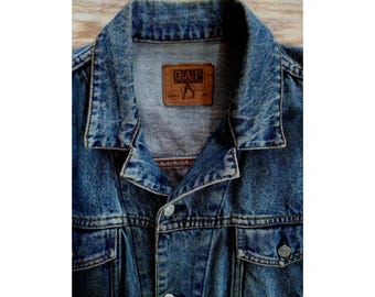 1980's GAP Heavy Denim Jacket • Size Large