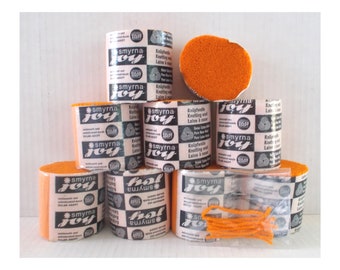Smyrna Joy Pre-Cut 2.5” Mothproof Wool Latch Hook Yarn — Orange