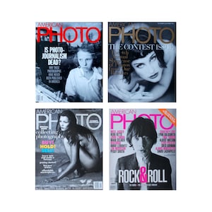 AMERICAN PHOTO 4 Issues — 1996 May/June + Sept/Oct + Nov/Dec — 1997 Mar/Apr