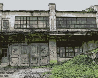 Signed Original Photograph “FACTORY IN DANIELSVILLE” ∎ Print With Mat ∎ Or Print Only