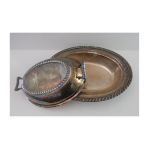 1883 F.B. Rogers Silver Co Silver Plate 12&quot; Serving Dish With Lid