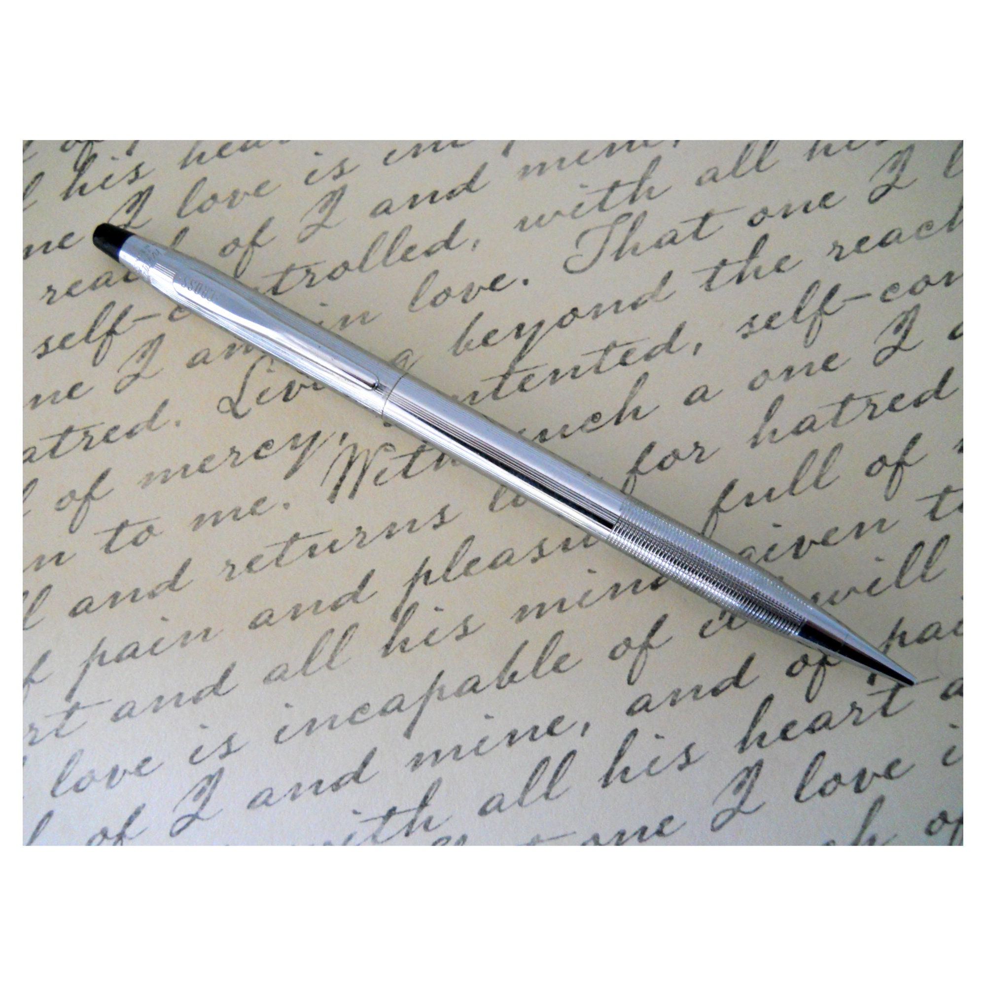 Vintage CROSS Classic Century Chrome Pencil - Etsy
