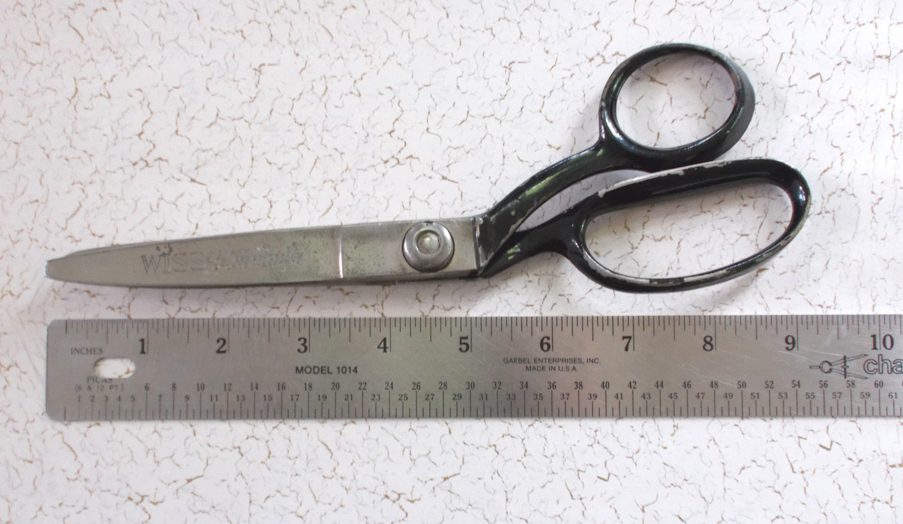 Vintage Wiss Pinking Fabric Shears Scissors 7.5 Made In USA T1