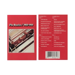 The Beatles / 1962-1966 • 2-Cassettes • A/K/A The Red Album • Capitol & Apple Records #0777 7 97036-4-7