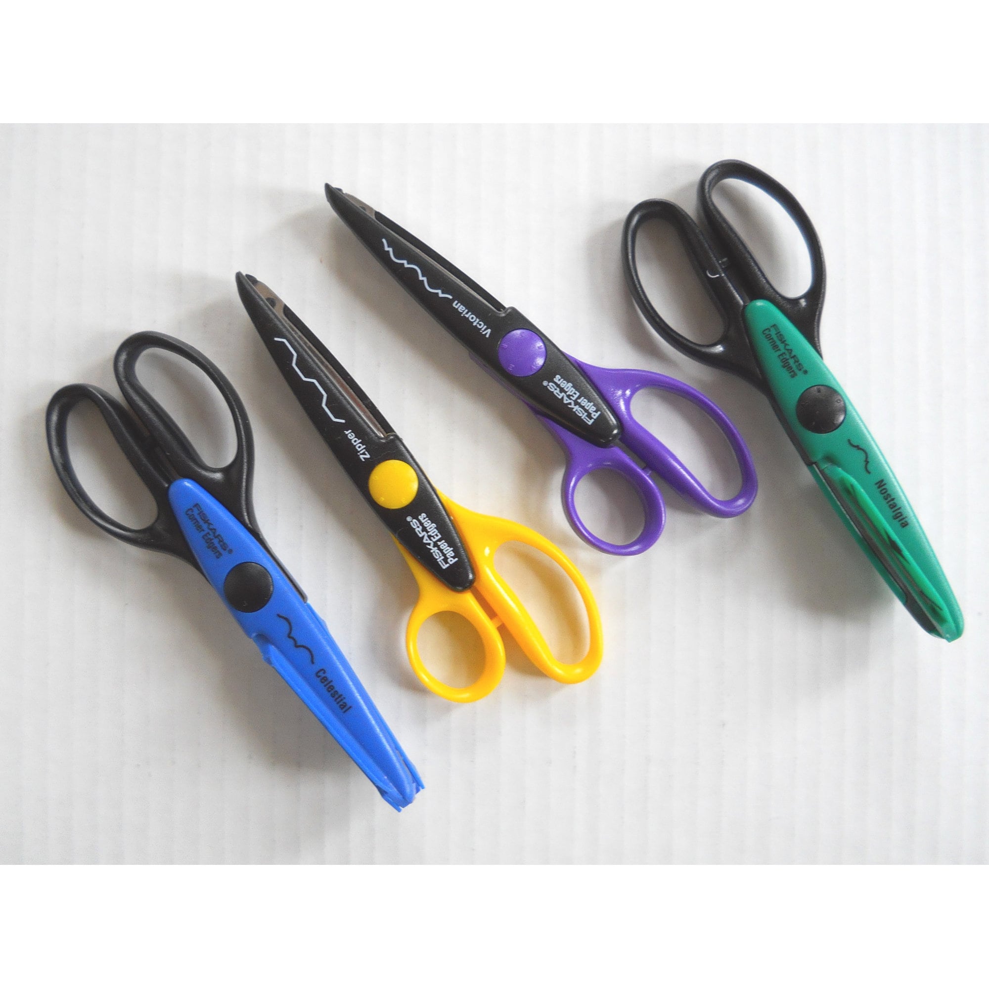 4 Fiskars Fancy Paper Scissors 